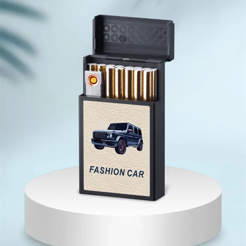 Multifunctional Lighter Cigarette Case Cigarette Lighter Portable