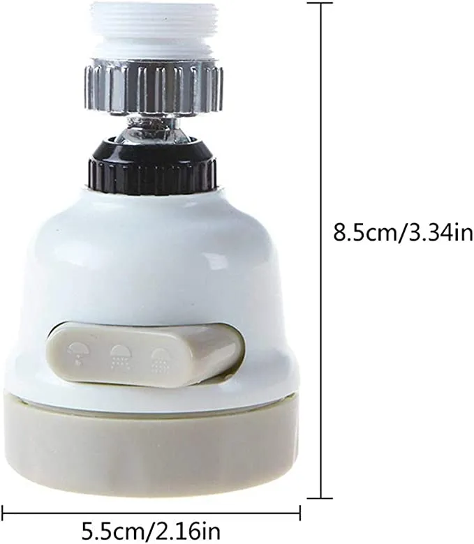 Plastic 360 Degree Water Saving Faucet Adjustable