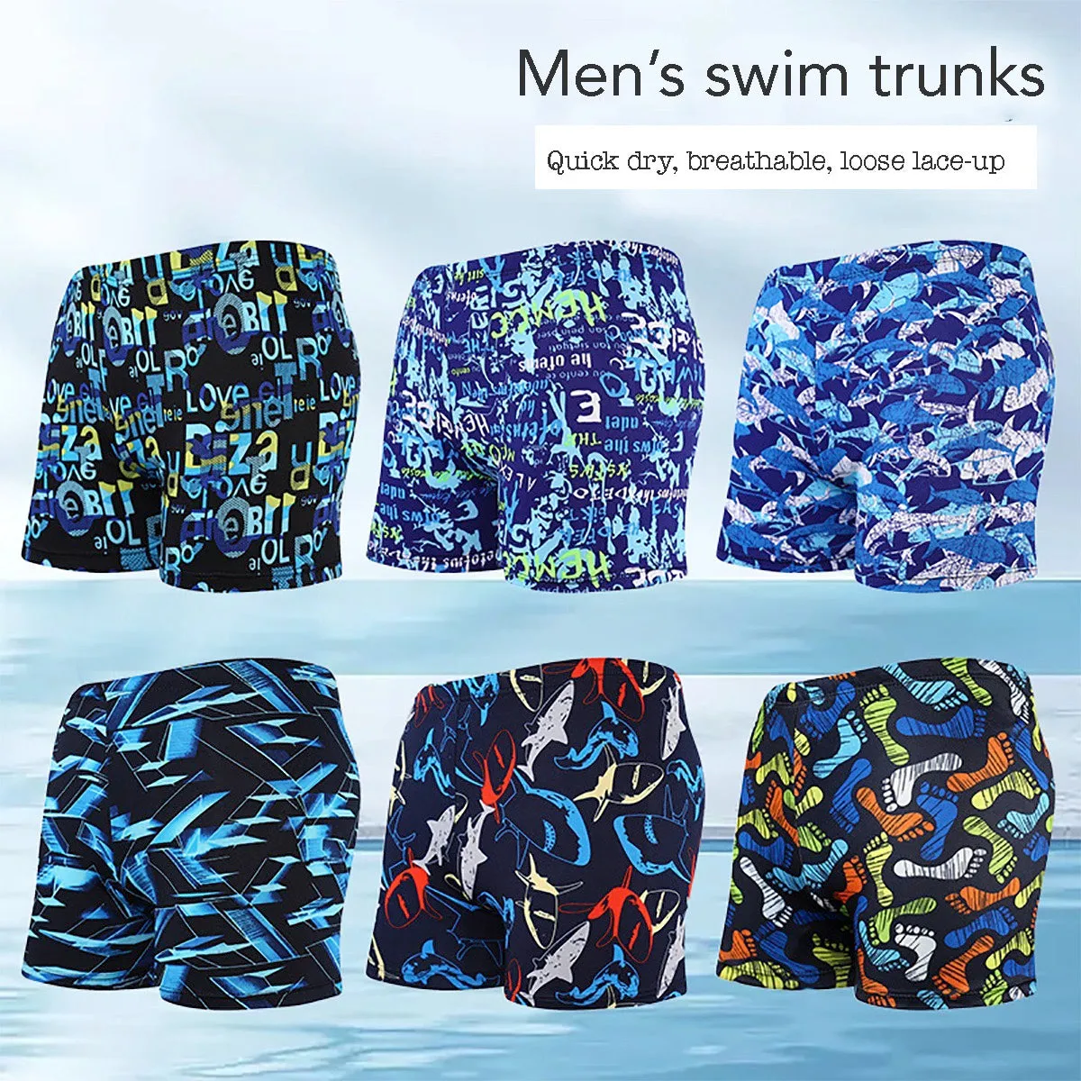 Professional Swimming Combo for boys- swimming trunk, cap, goggles, nose clip with box- Professional swimming gears white