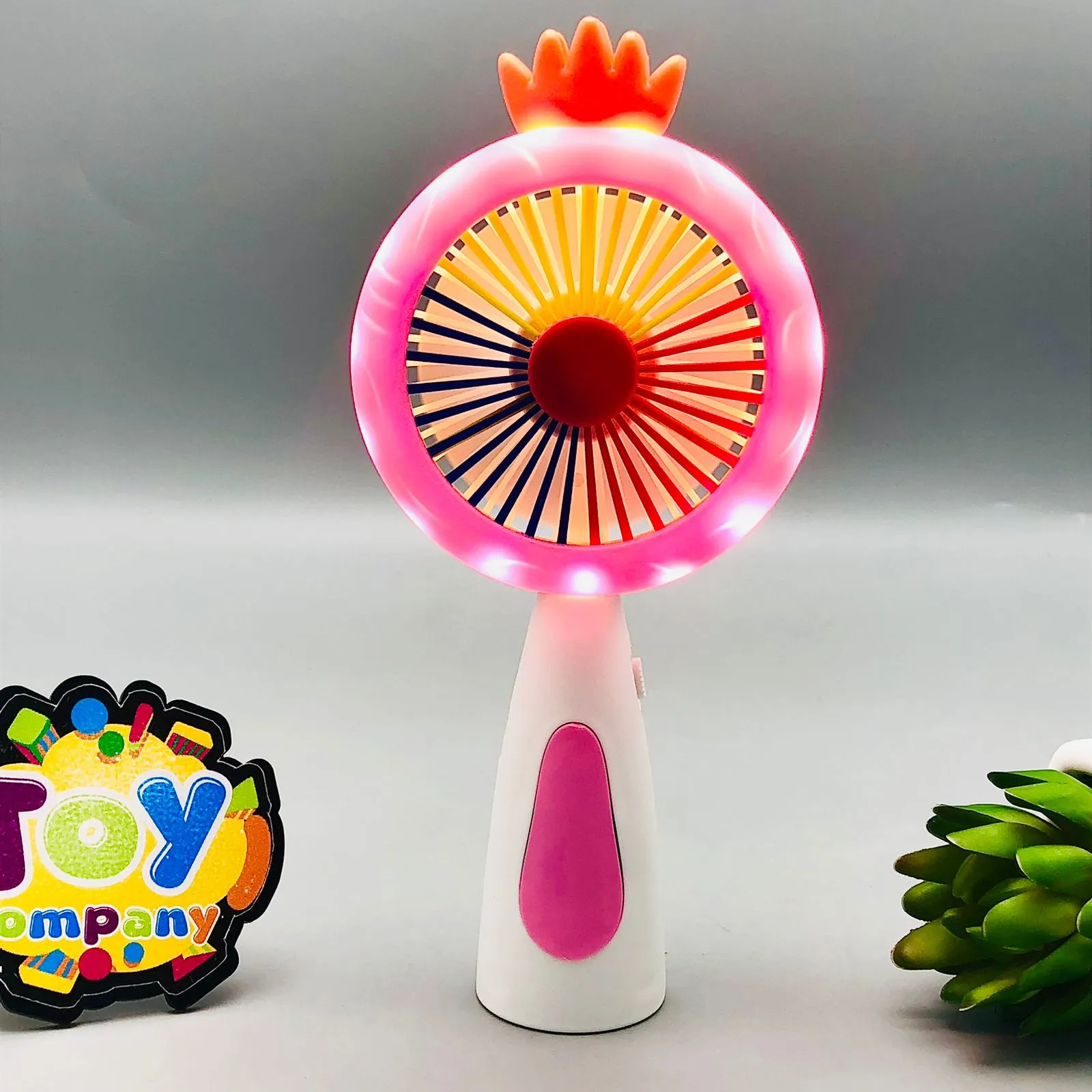 Rechargeable & Portable LED Lighting Mini Fan