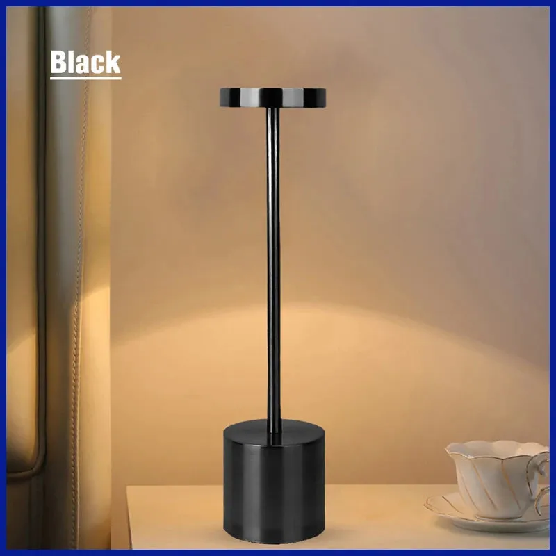 Rechargeable Cordless LED Desk Lamp with Dimmable Lighting