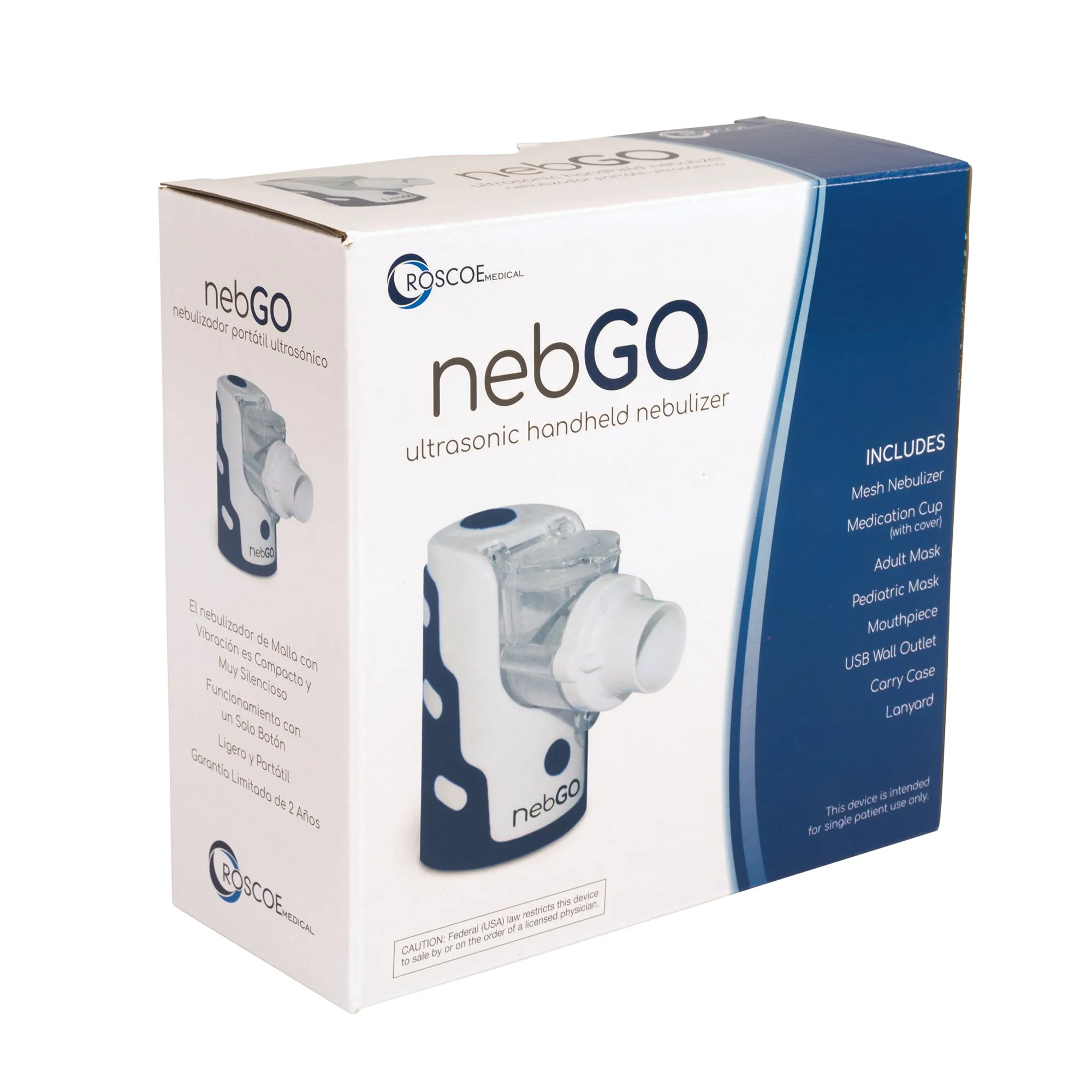 Roscoe nebGO Ultrasonic Handheld Nebulizer