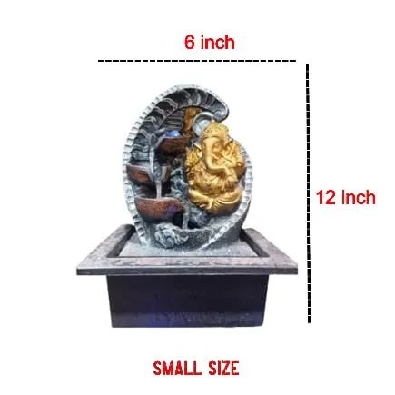 Sangam Homes Small Size Water Fountain for Indoor & Outdoor Home Decor (12inch x 6inch).