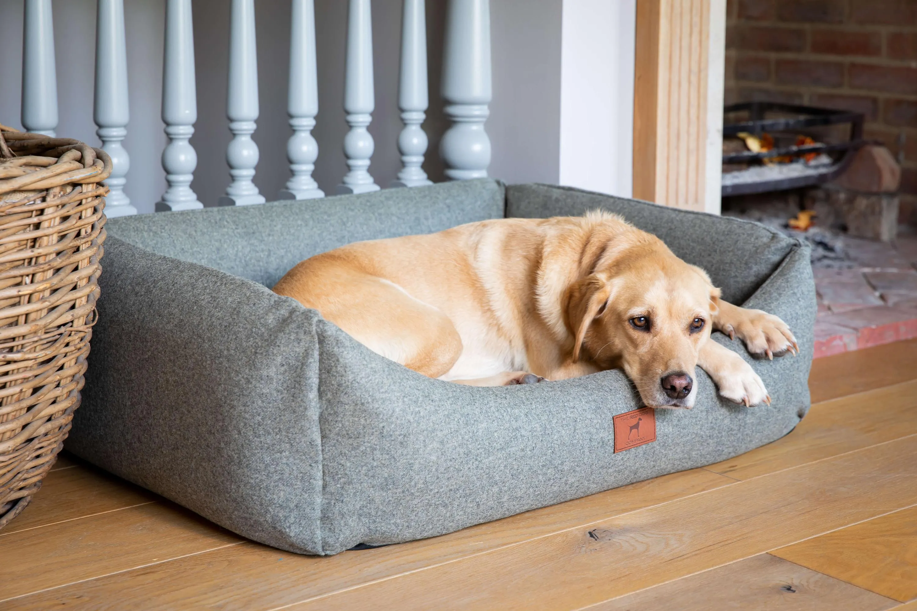 Slate Grey Classic Dog Bed