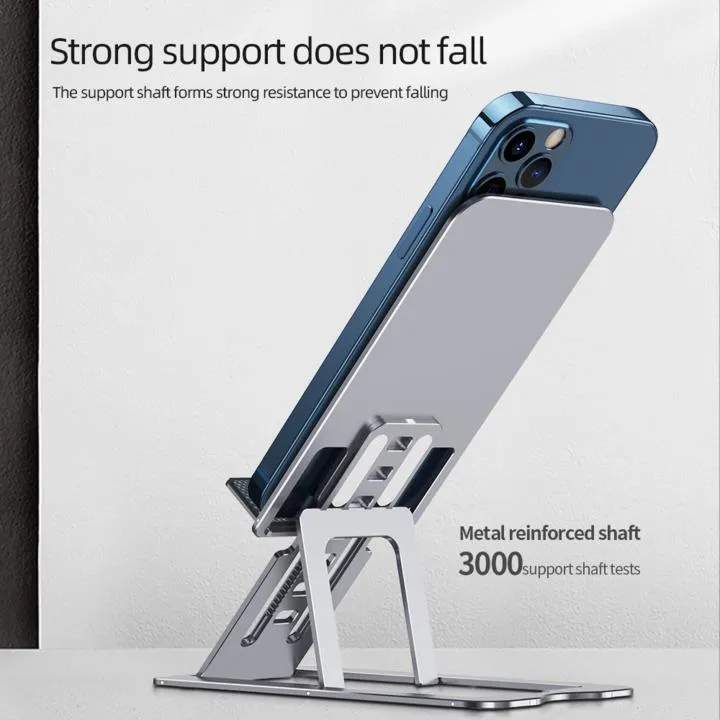 Slim Foldable Aluminum Stand For Mobile & Ipad