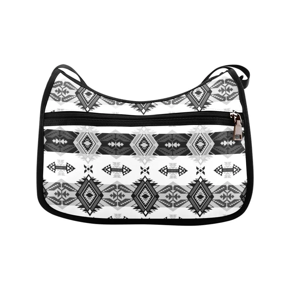 Sovereign Nation Black and White Crossbody Bags