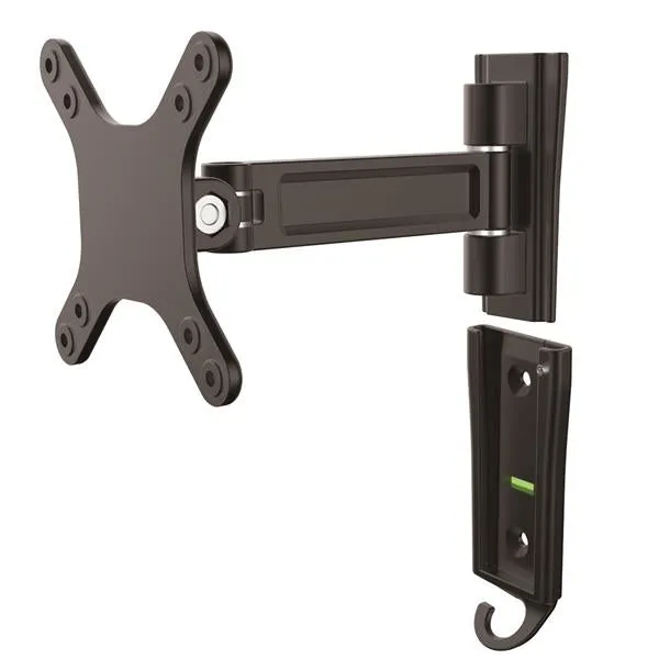 Startech.Com Monitor Wall Mount - Single Swivel - Supports Monitors 13" To 34" - Vesa Monitor Wall Mount Bracket - Black