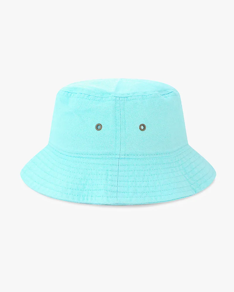 The Hat Depot Kids - Washed Cotton Packable Bucket Travel Hat