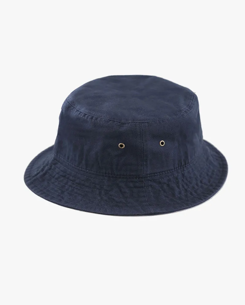 The Hat Depot Kids - Washed Cotton Packable Bucket Travel Hat