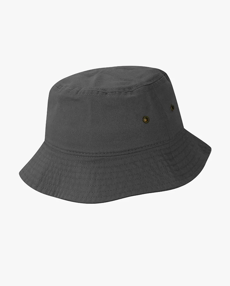 The Hat Depot Kids - Washed Cotton Packable Bucket Travel Hat