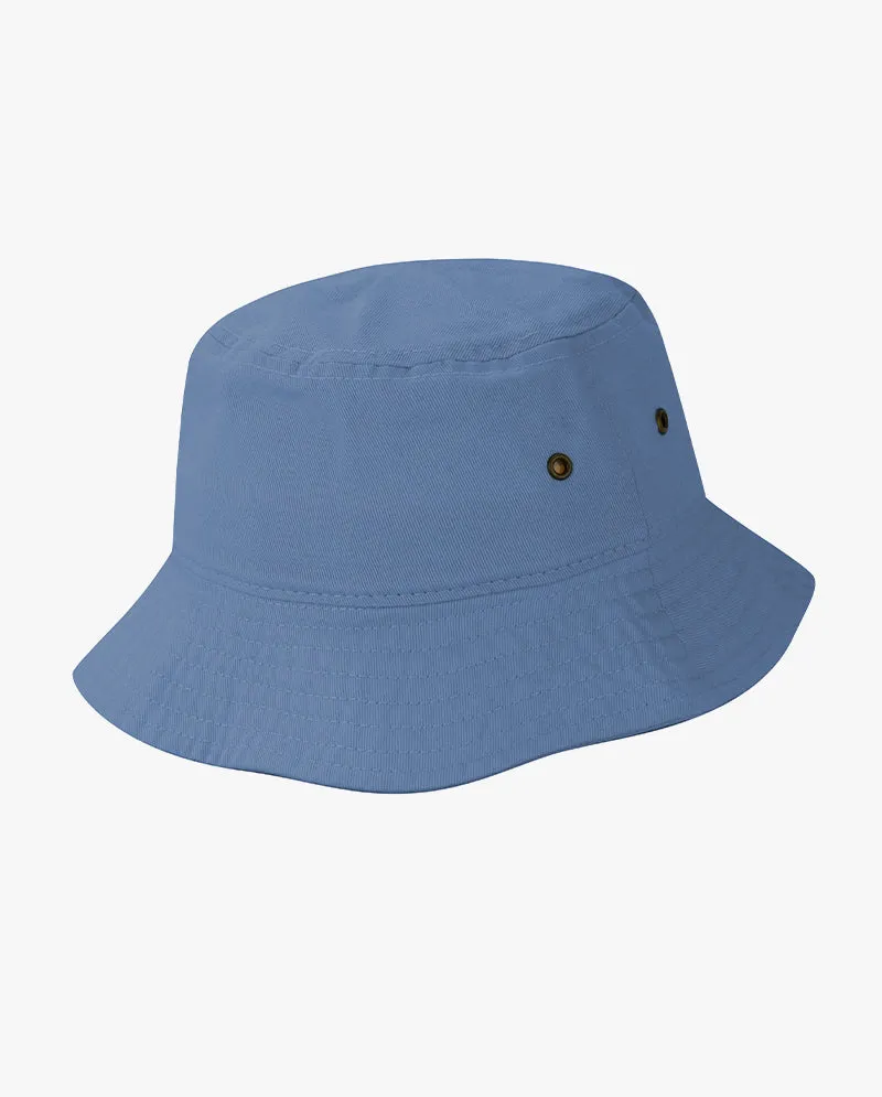 The Hat Depot Kids - Washed Cotton Packable Bucket Travel Hat