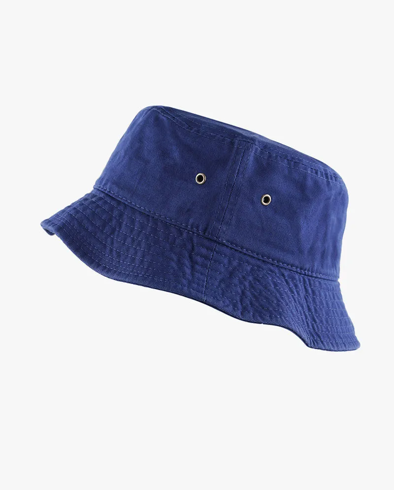 The Hat Depot Kids - Washed Cotton Packable Bucket Travel Hat