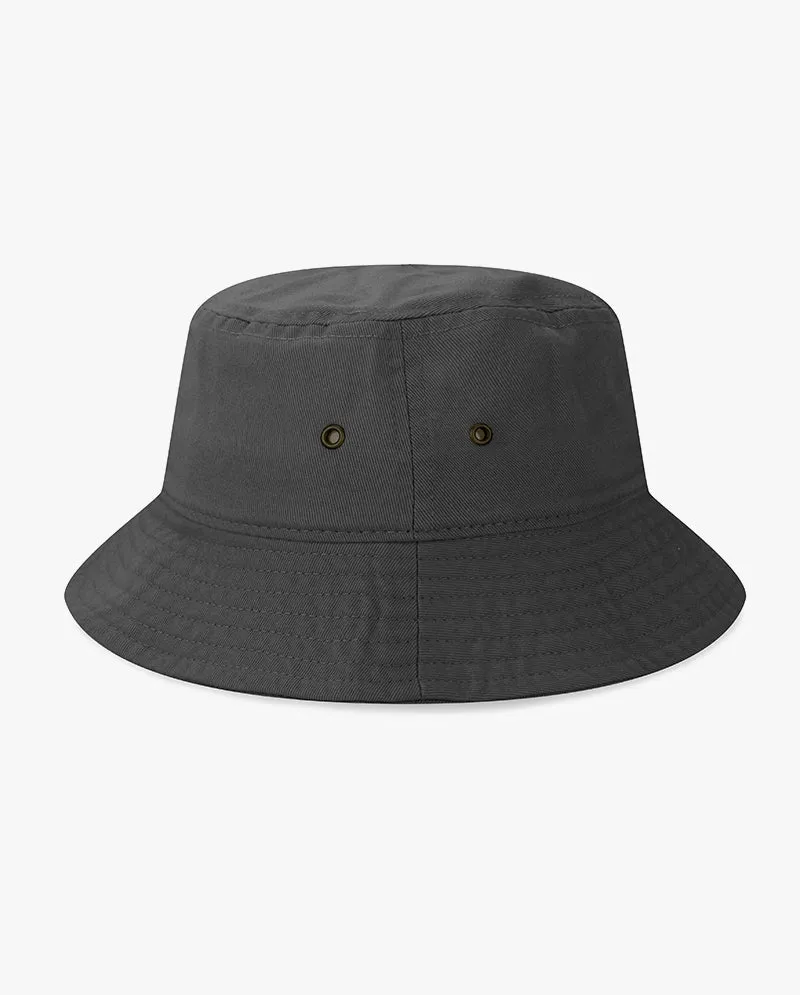 The Hat Depot Kids - Washed Cotton Packable Bucket Travel Hat