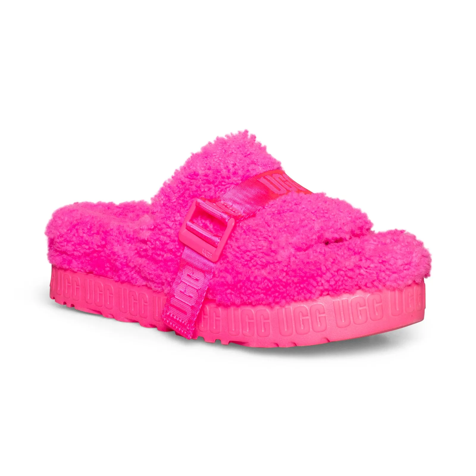 UGG Fluffita Taffy Pink Slippers - Women's