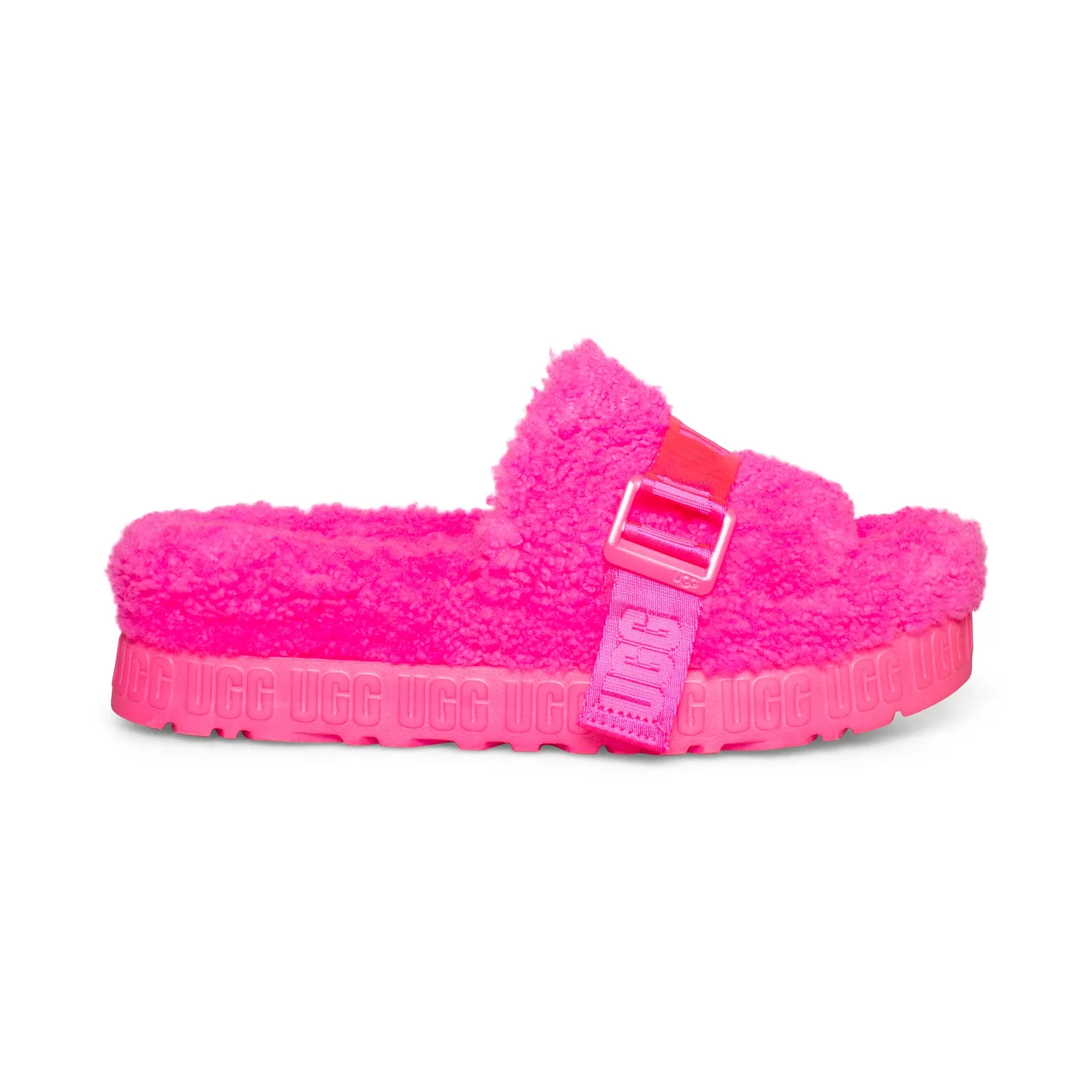 UGG Fluffita Taffy Pink Slippers - Women's