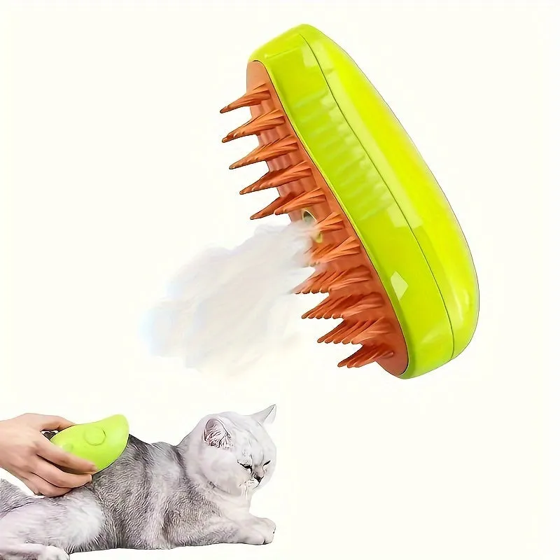 Ultimate Cat Grooming Solution Selfcleaning Massage Comb with USB Charging