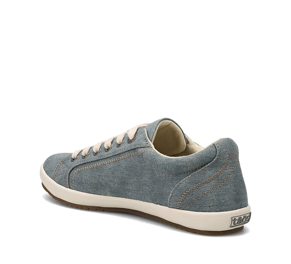 Women's Taos Star Color: Lake Blue Wash Canvas