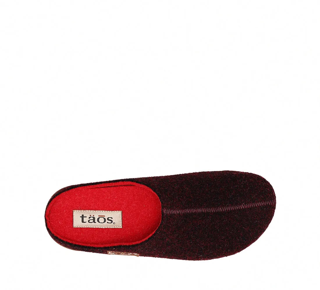 Women's Taos Woollery Color: Deep Red