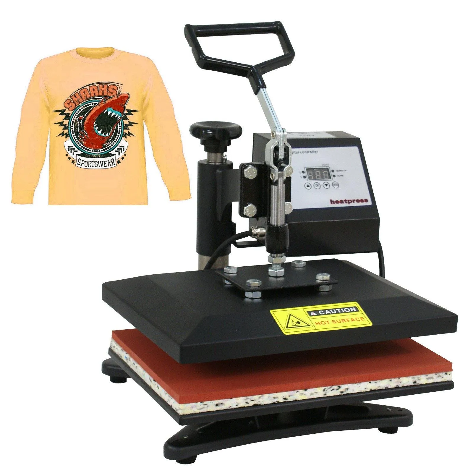 ZENY™ Digital Swing Away 12" X 10" Heat Press Transfer Machine for T-Shirt Sublimation